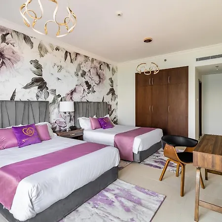 Globalstay At Palm Jumeirah Beachfront Paradise With Pool And Gym Dubai Esterno foto