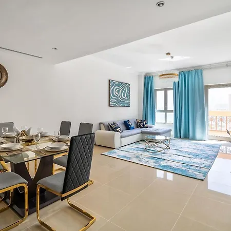 Globalstay At Palm Jumeirah Beachfront Paradise With Pool And Gym Dubai Esterno foto